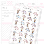 Rainy Walk Sticker Sheet