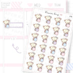 Hot Water Bottle Sticker Sheet