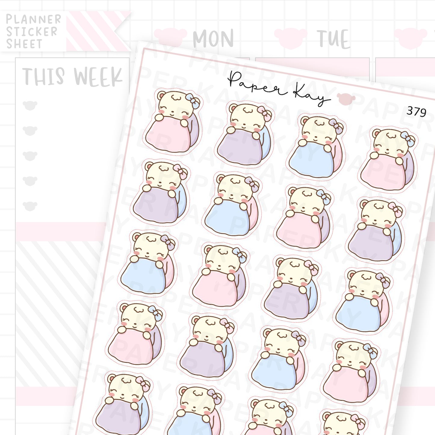 Cosy Blanket Sticker Sheet