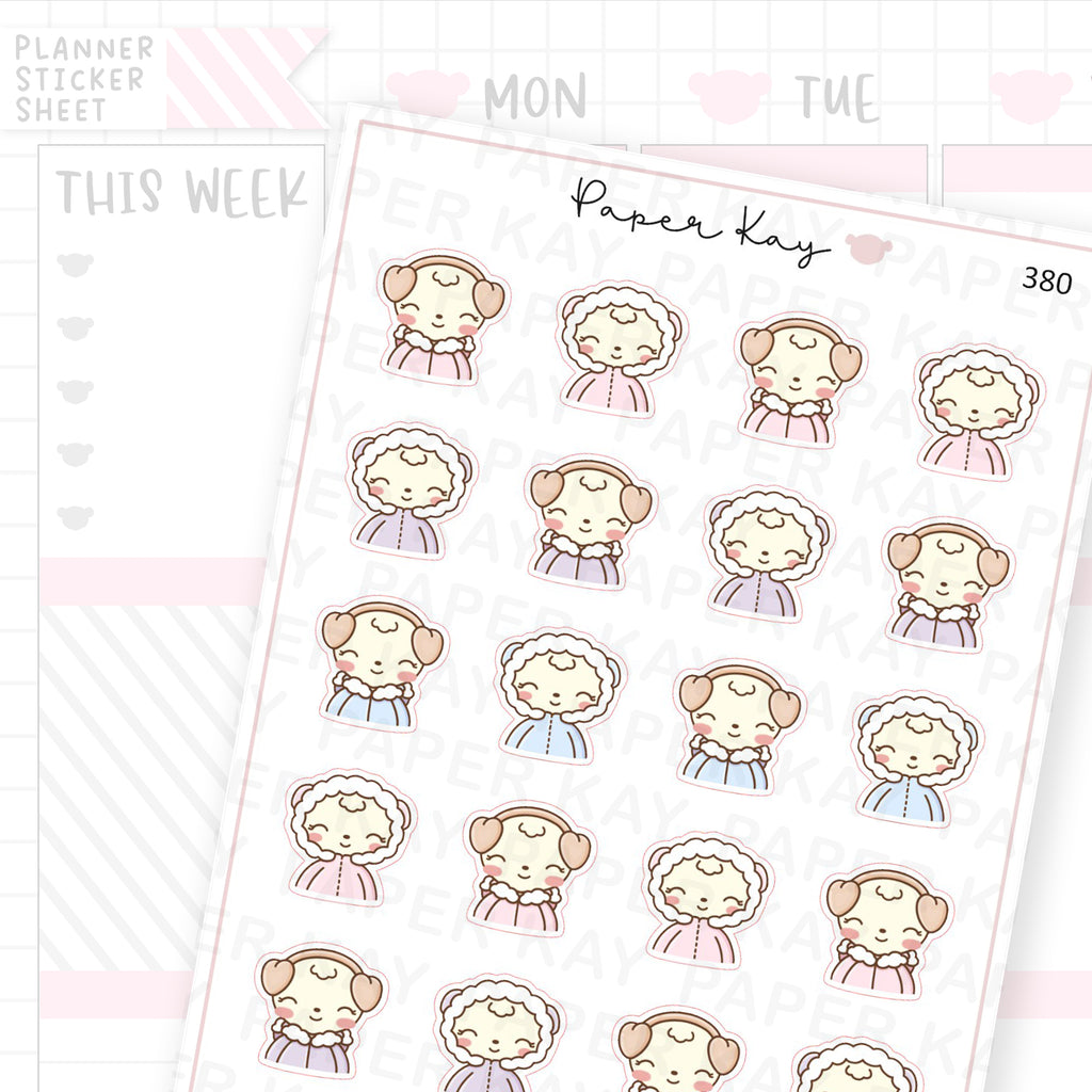 Winter Dot the Bear Sticker Sheet