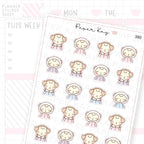 Winter Dot the Bear Sticker Sheet