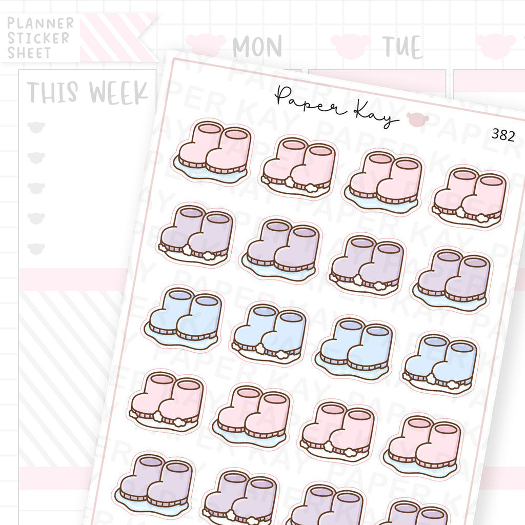 Winter Boots Sticker Sheet