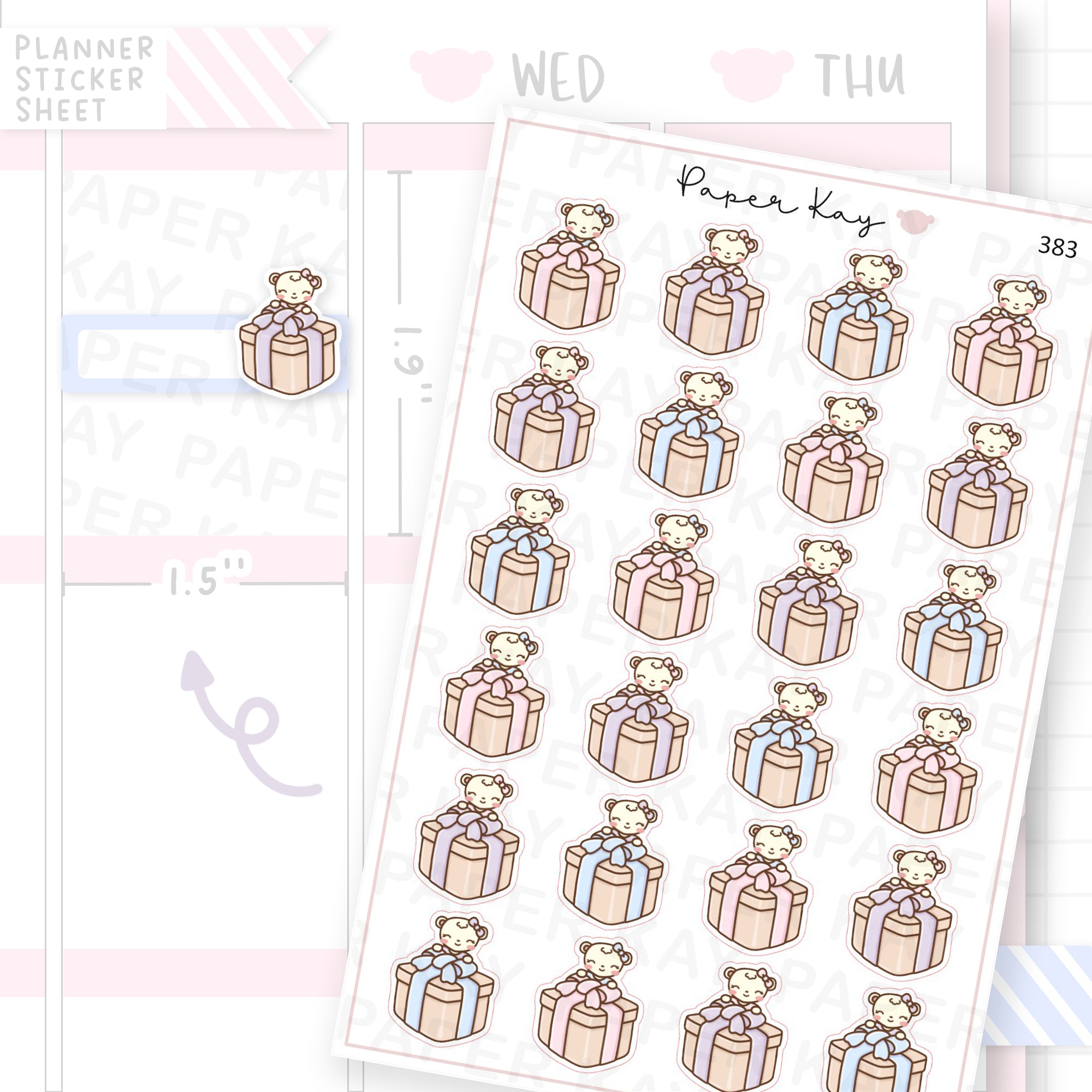 Gift/Present Sticker Sheet