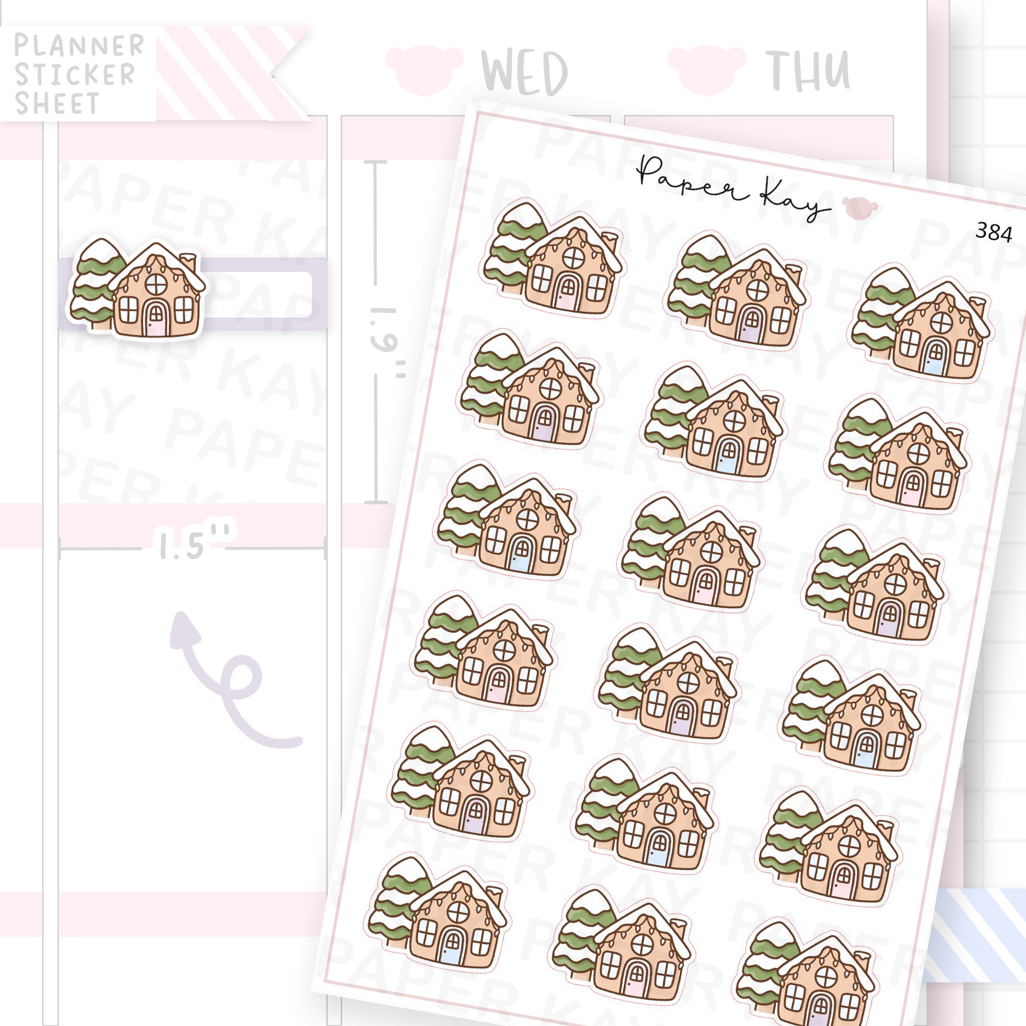 Winter Home Sticker Sheet