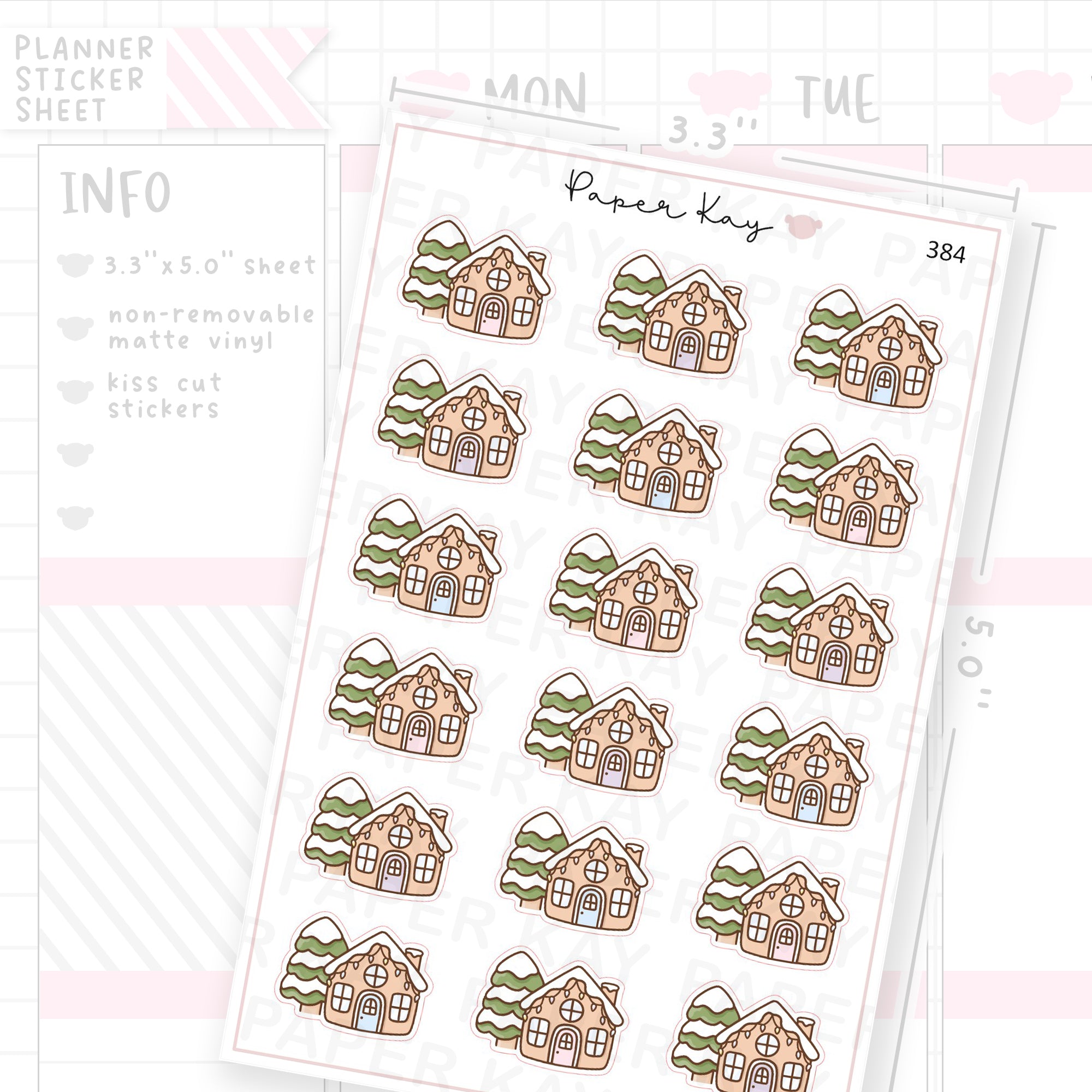 Winter Home Sticker Sheet