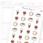 Winter Drinks Sticker Sheet