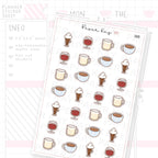 Winter Drinks Sticker Sheet