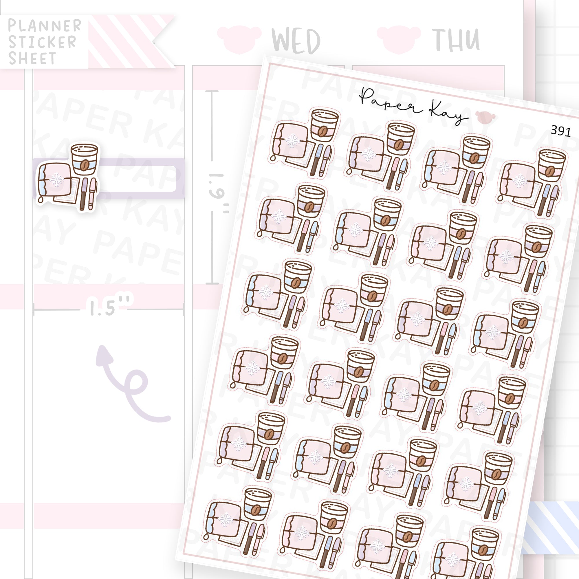 Winter Planner Sticker Sheet