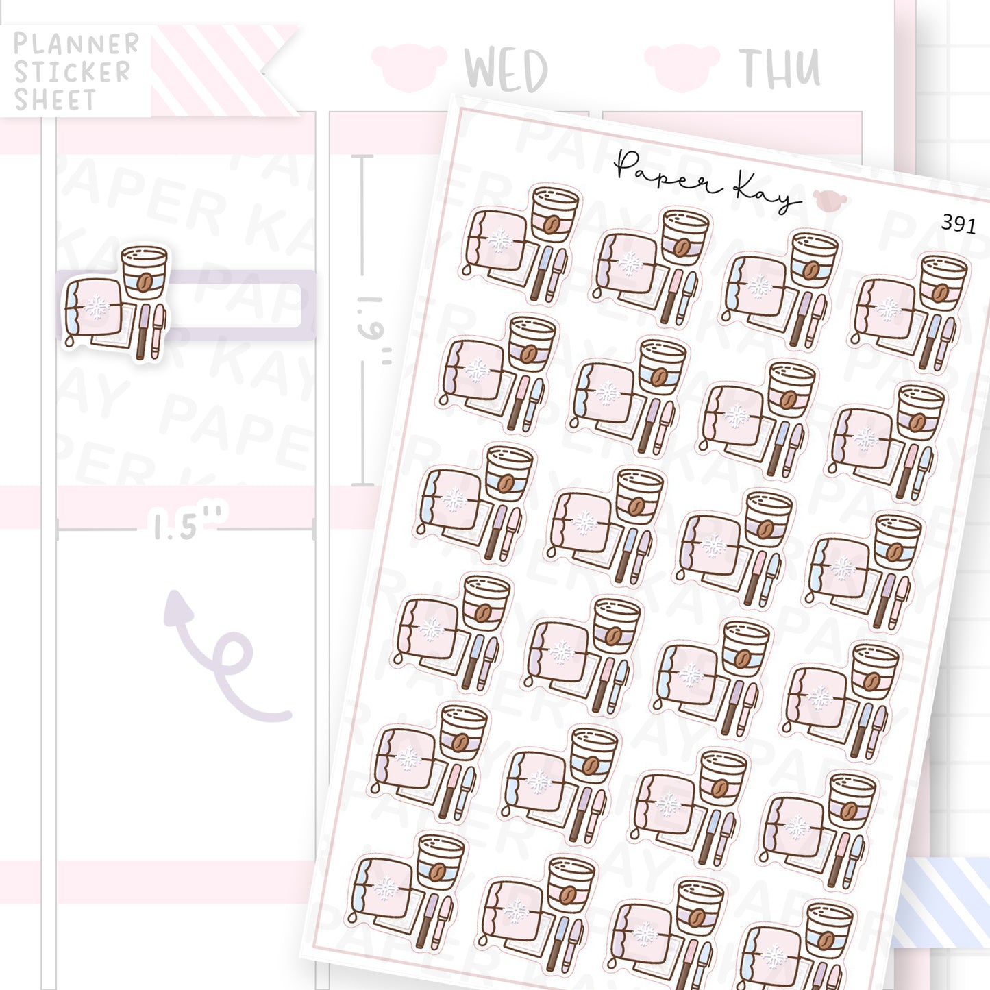 Winter Planner Sticker Sheet