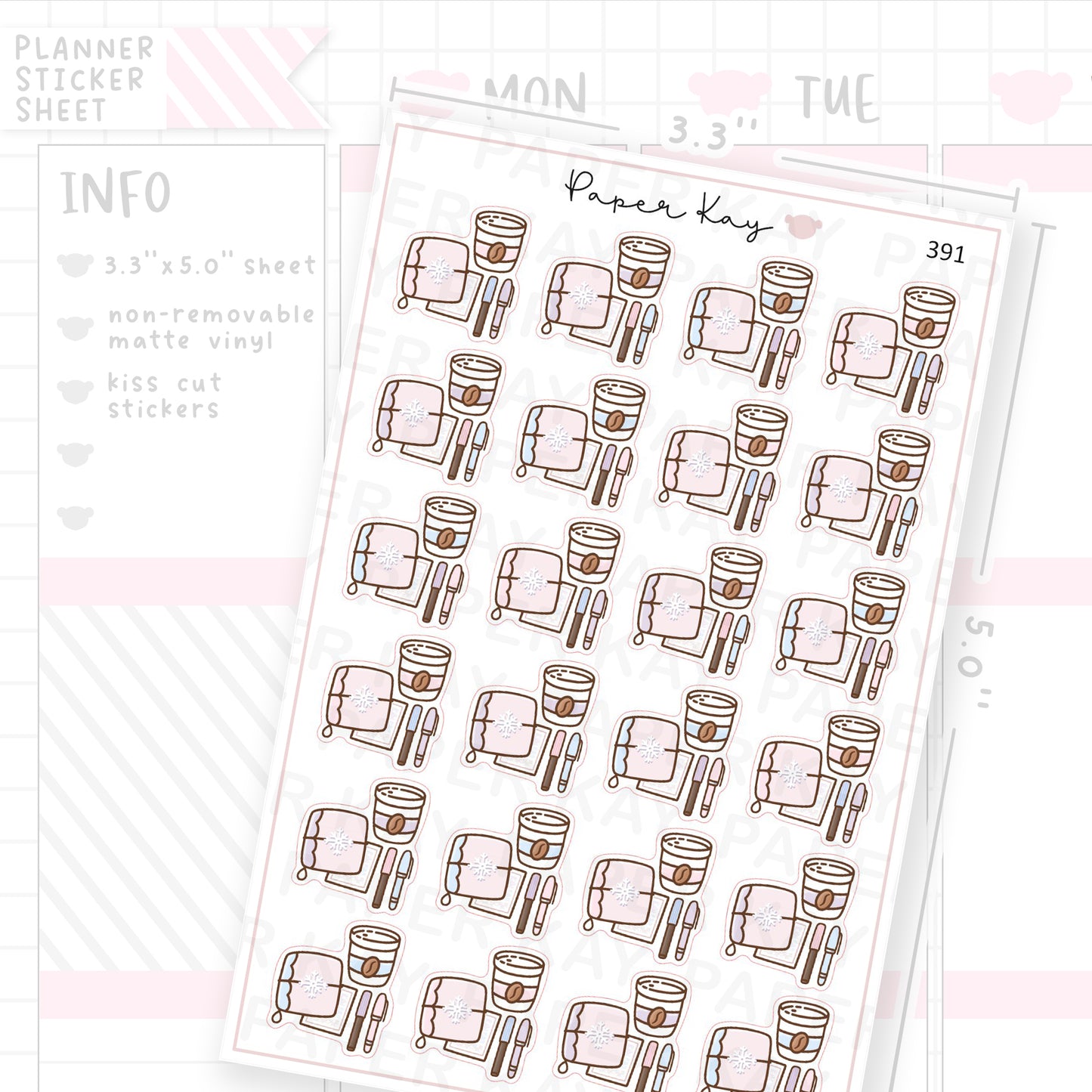 Winter Planner Sticker Sheet