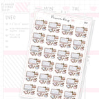 Winter Desk Sticker Sheet