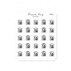 (PM080) Stand Mixer - Tiny Minimal Icon Stickers