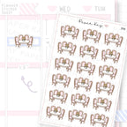 Dining Table Sticker Sheet