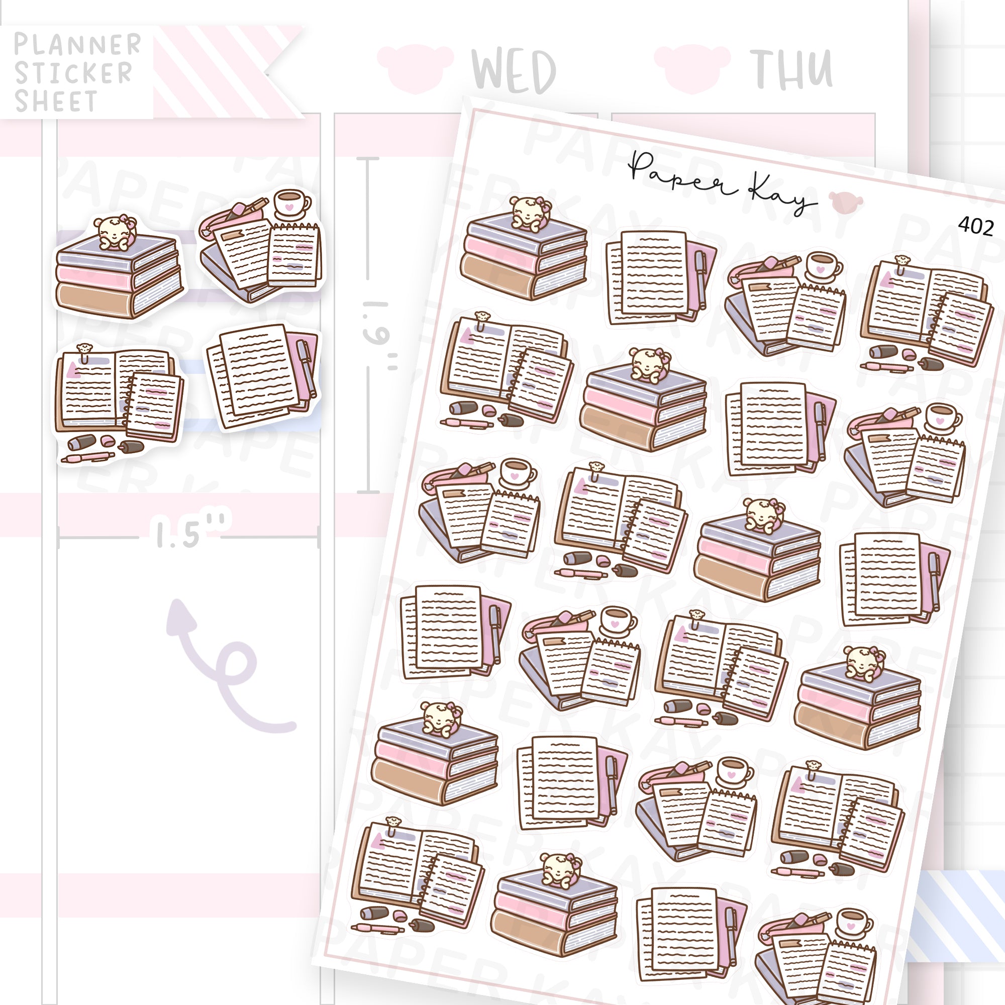 Study/Revision Sticker Sheet