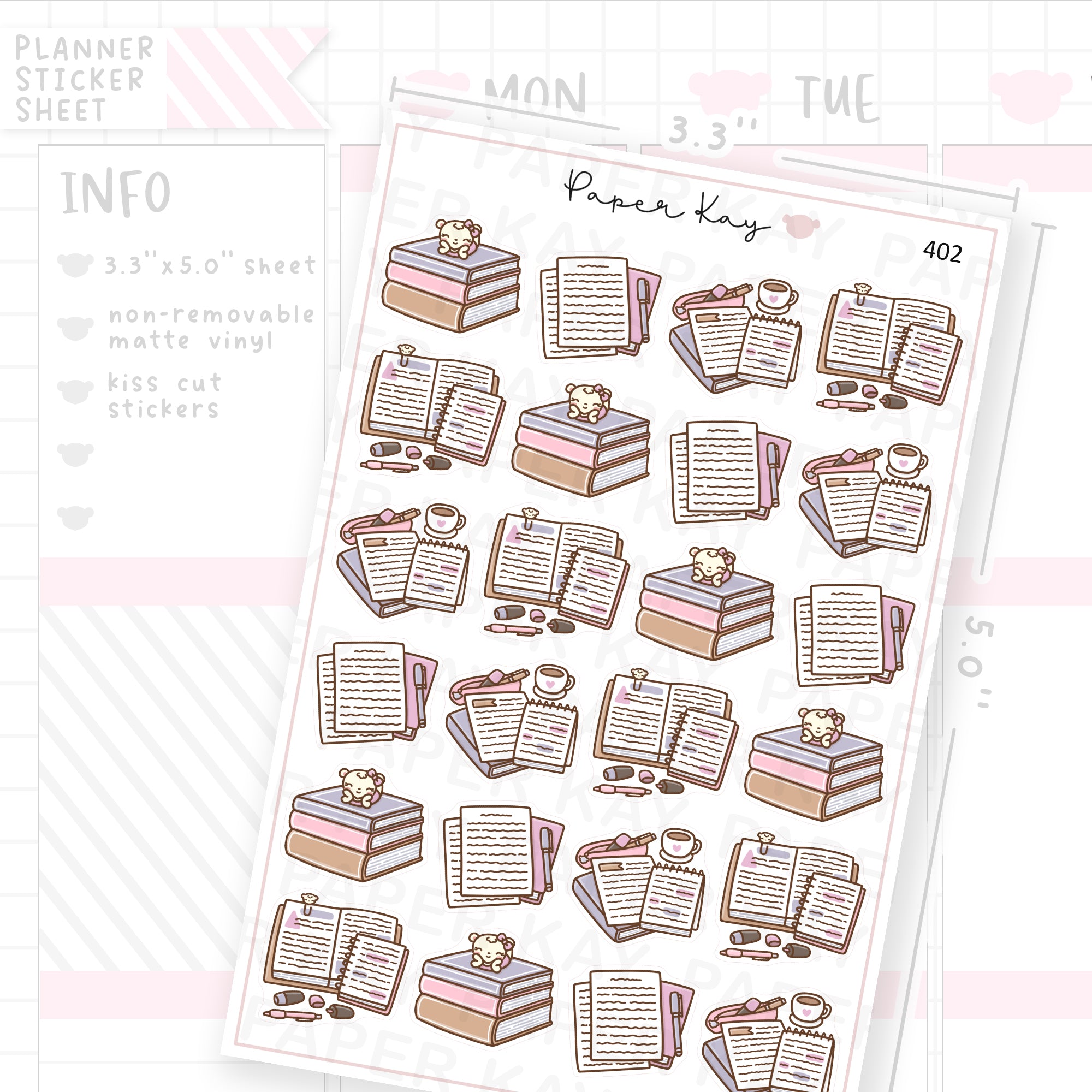 Study/Revision Sticker Sheet
