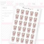 Reusable Coffee Cup Sticker Sheet