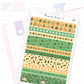 St Patrick's Day Washi Strip Sticker Sheet