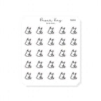 (PM093) Dress Up - Tiny Minimal Icon Stickers