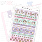 Easter Time Washi Strip Sticker Sheet