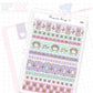 Easter Time Washi Strip Sticker Sheet