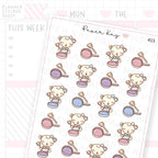 Frying Pan Sticker Sheet