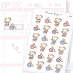 Frying Pan Sticker Sheet