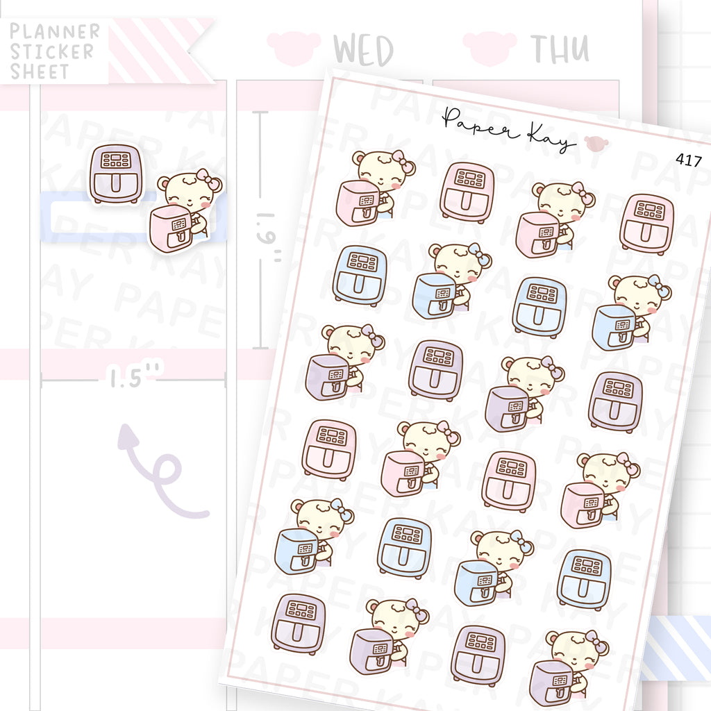 Air Fryer Sticker Sheet