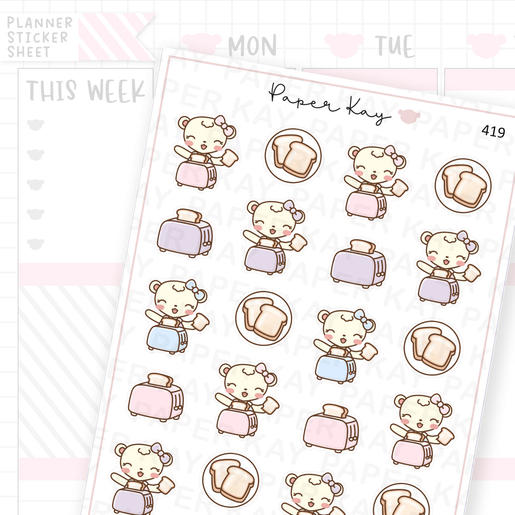 Toaster Sticker Sheet