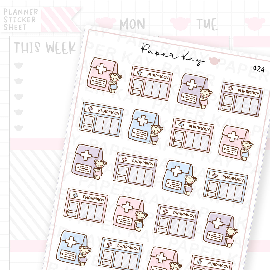 Pharmacy Sticker Sheet