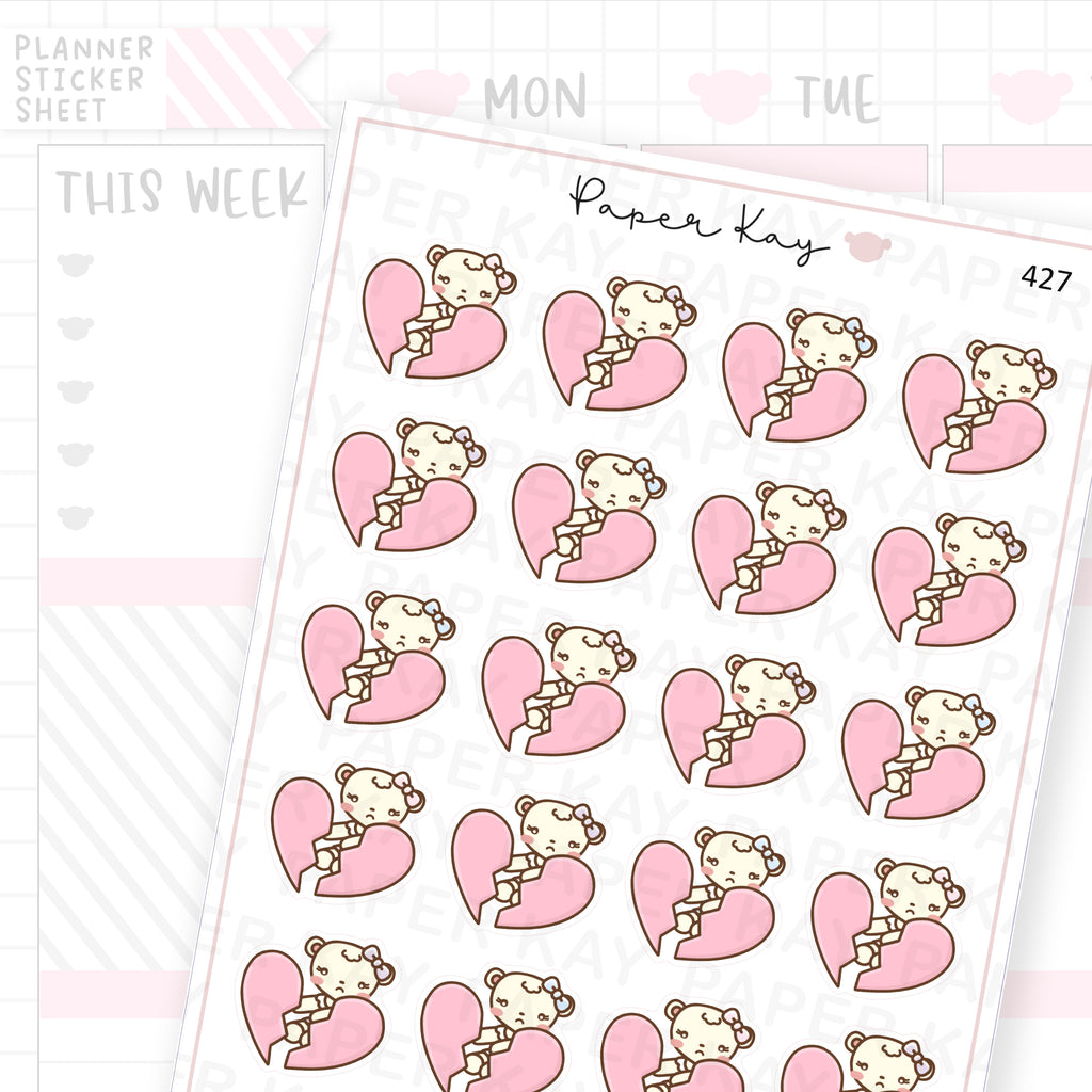 Heartbroken Sticker Sheet