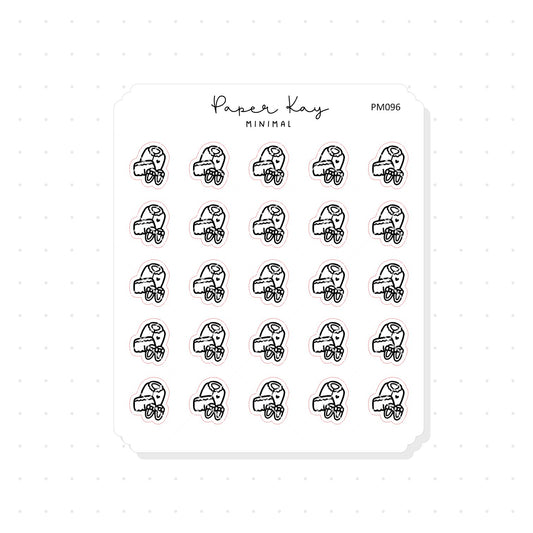 (PM096) Bedtime - Tiny Minimal Icon Stickers