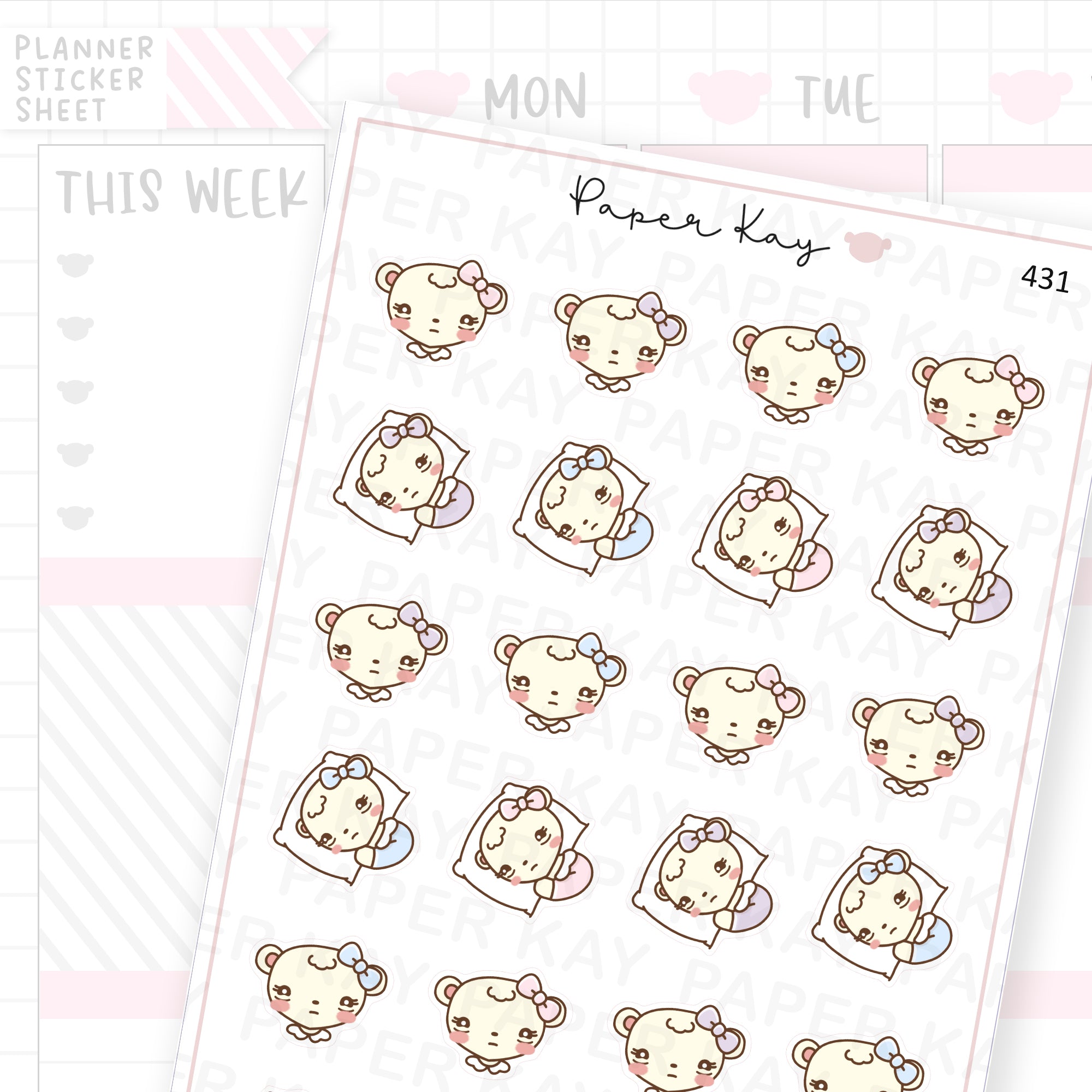 Can't Sleep/Insomnia Sticker Sheet