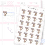 Shaving Razor Sticker Sheet