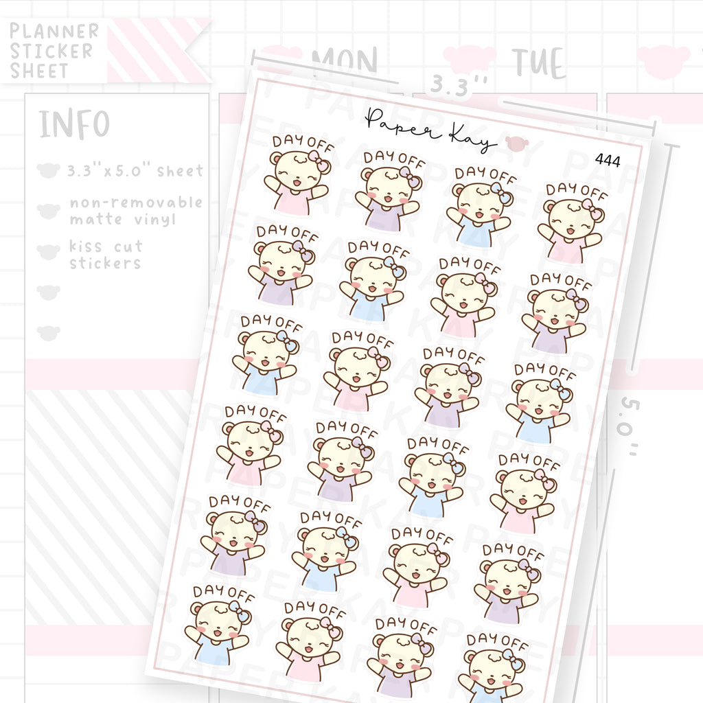Day Off Sticker Sheet