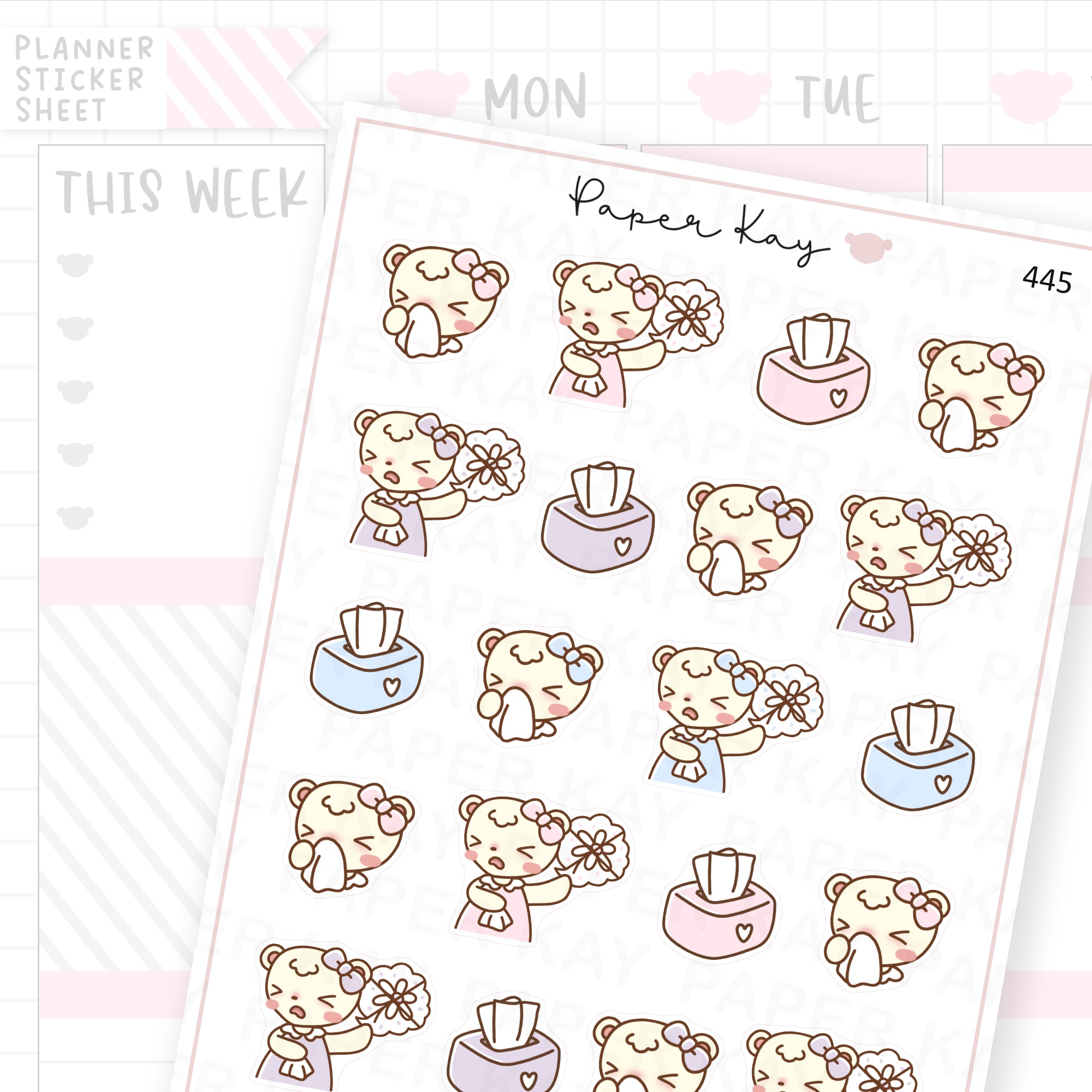 Hay Fever/Allergies Sticker Sheet