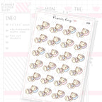 Stomach Ache/Cramps Sticker Sheet