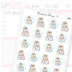Safety Bubble/Isolation Sticker Sheet