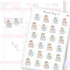 Safety Bubble/Isolation Sticker Sheet