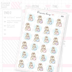 Safety Bubble/Isolation Sticker Sheet