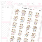 Running Late Sticker Sheet