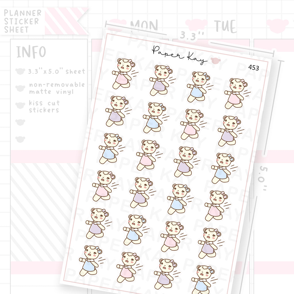 Running Late Sticker Sheet