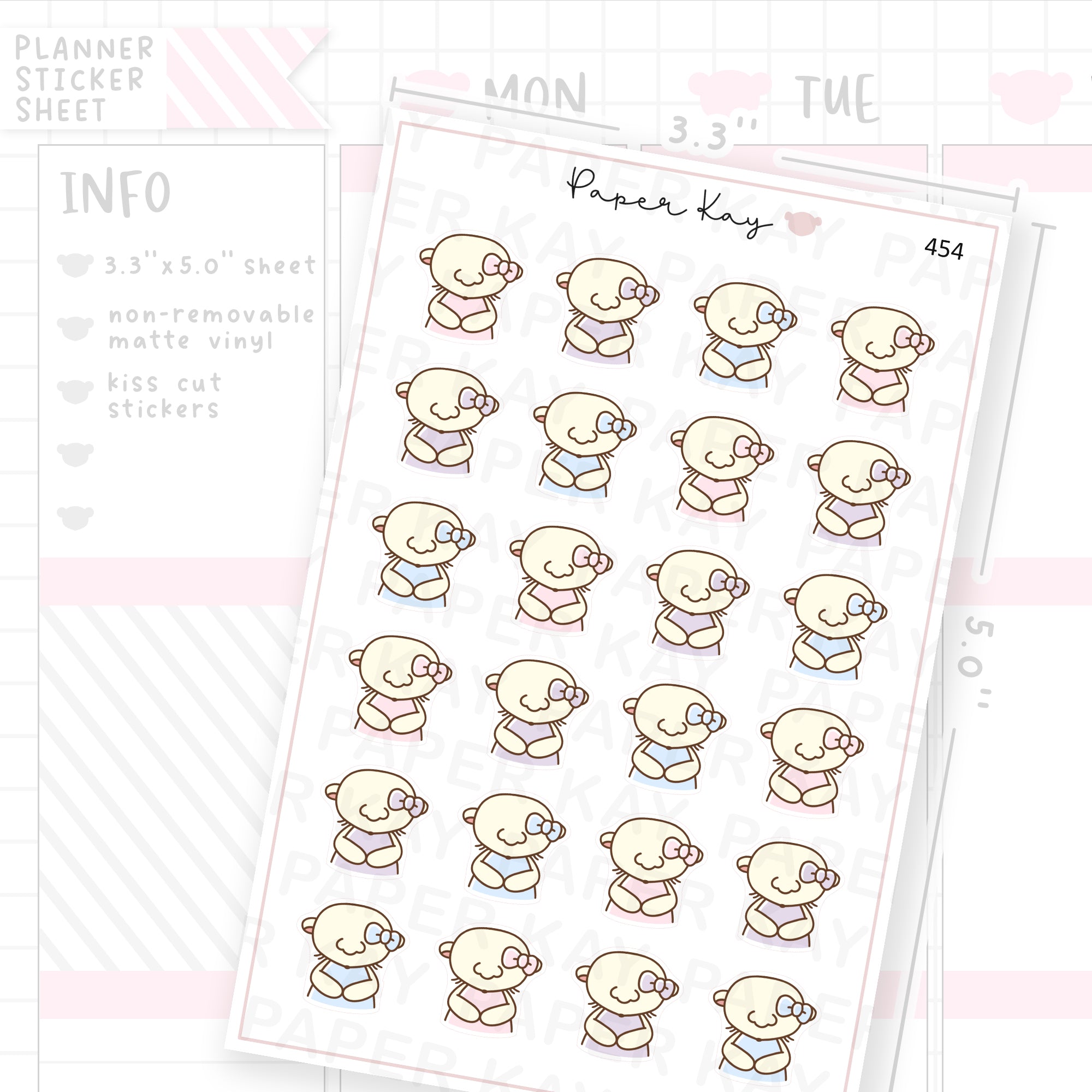 Sorry/Sad Sticker Sheet