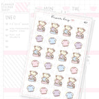 Hand Wash Clothes Sticker Sheet