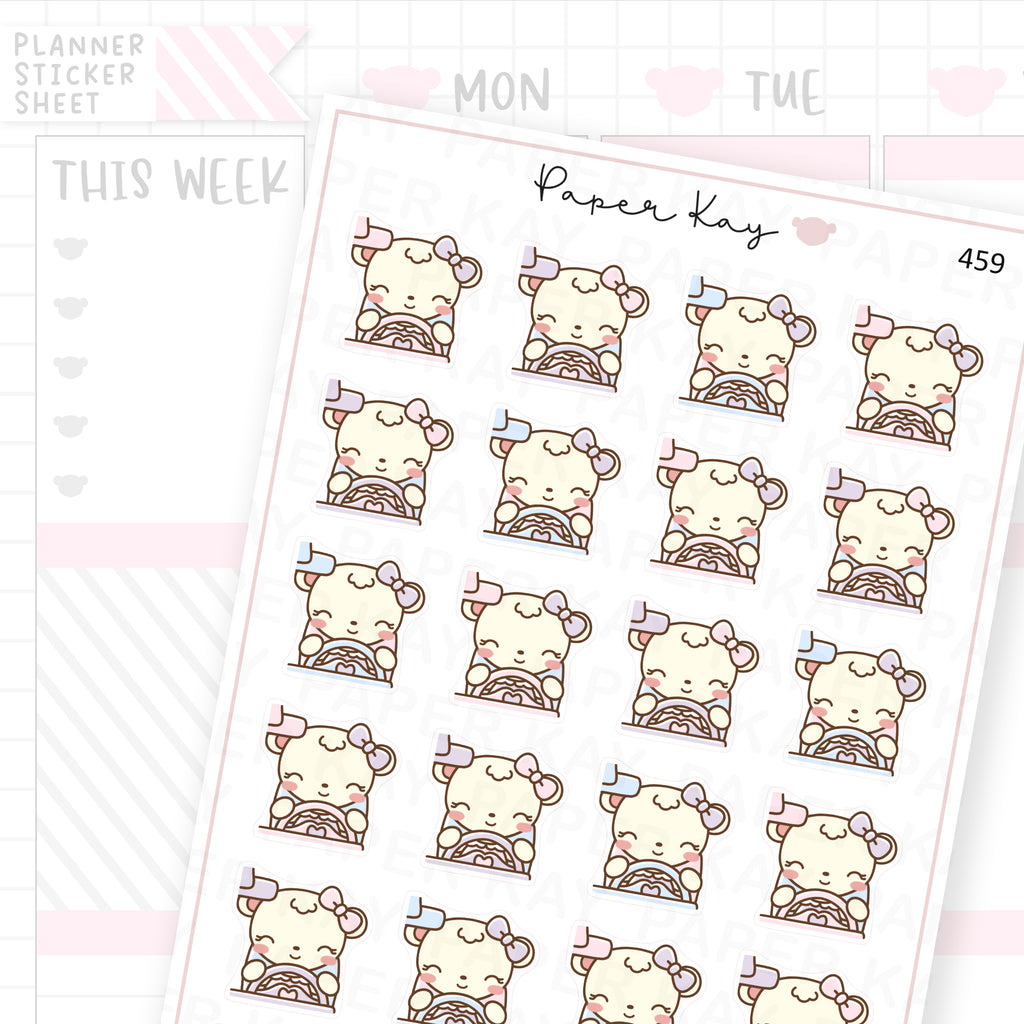 Driving Sticker Sheet