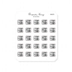 (PM079) Kitchen - Tiny Minimal Icon Stickers