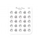 (PM082) Kettle - Tiny Minimal Icon Stickers