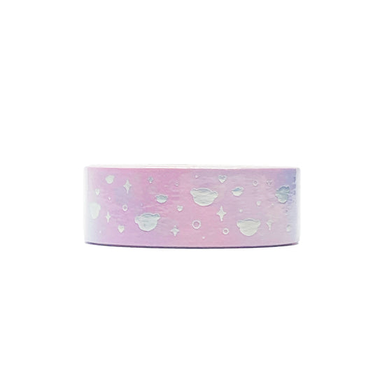 Pastel Dot the Bear Sprinkles Washi Tape - Holographic Foil