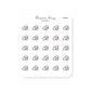 (PM065) Medicine / Medication - Tiny Minimal Icon Stickers