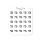 (PM062) Laundry / Washing - Tiny Minimal Icon Stickers