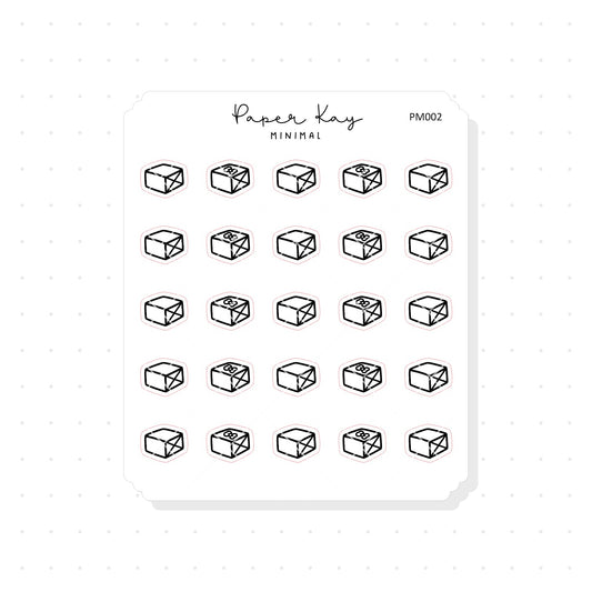 (PM002) Package - Tiny Minimal Icon Stickers